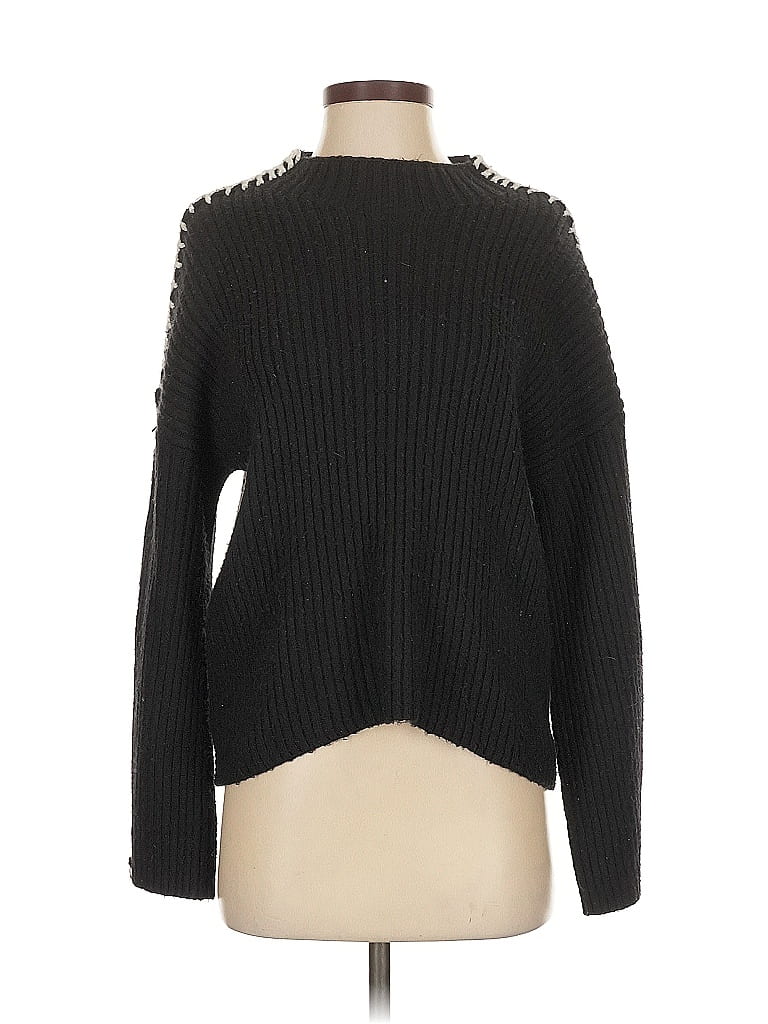 Pre-owned Halogen Pullover Sweater In Black