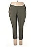 Torrid 100% Rayon Solid Green Active Pants Size 2X Plus (2) - photo 1
