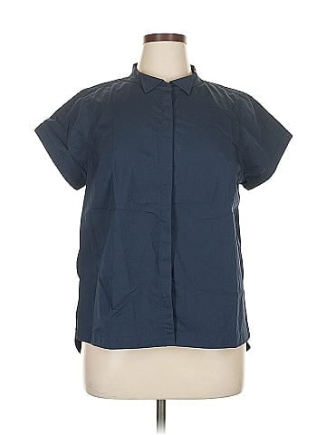 Universal Standard Short Sleeve Blouse (view 1)