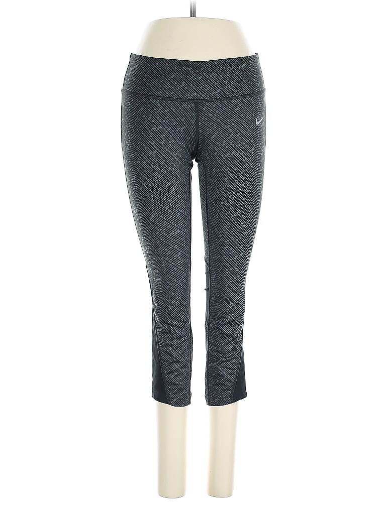 Pre-owned Nike Active Pants In Gray