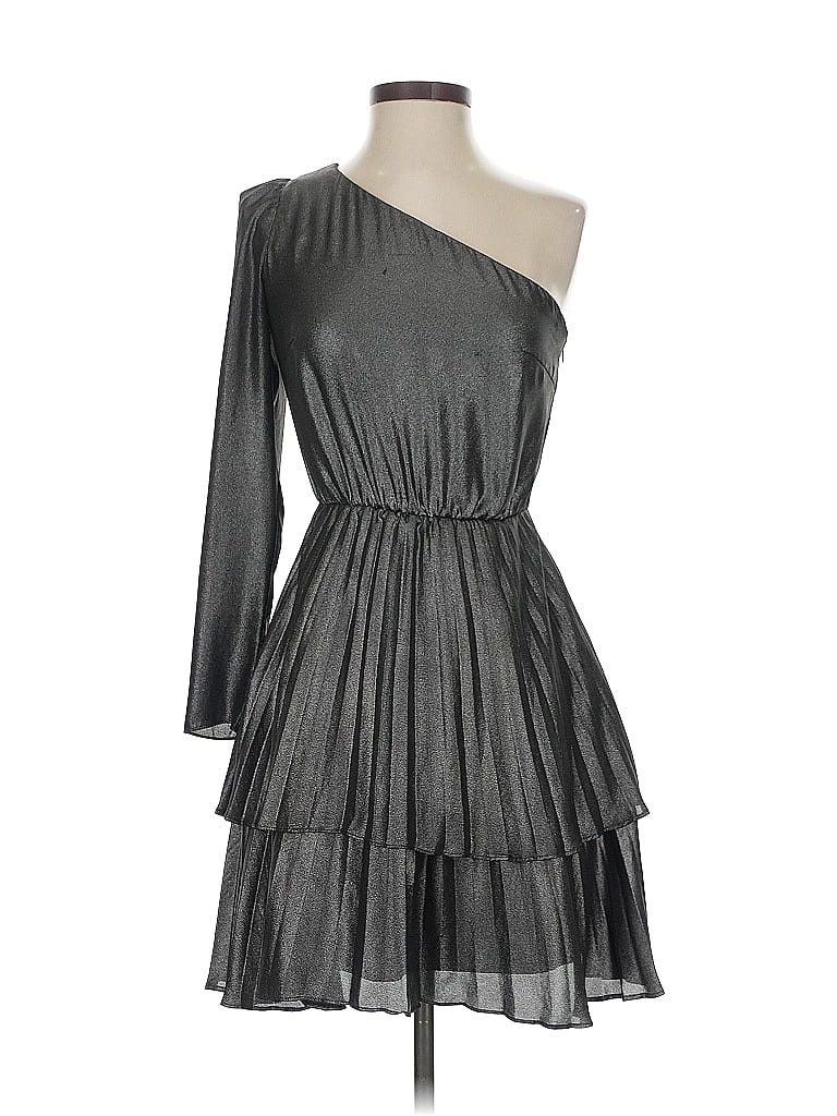 DEREK LAM COLLECTIVE Pre-owned Cocktail Dress In Silver