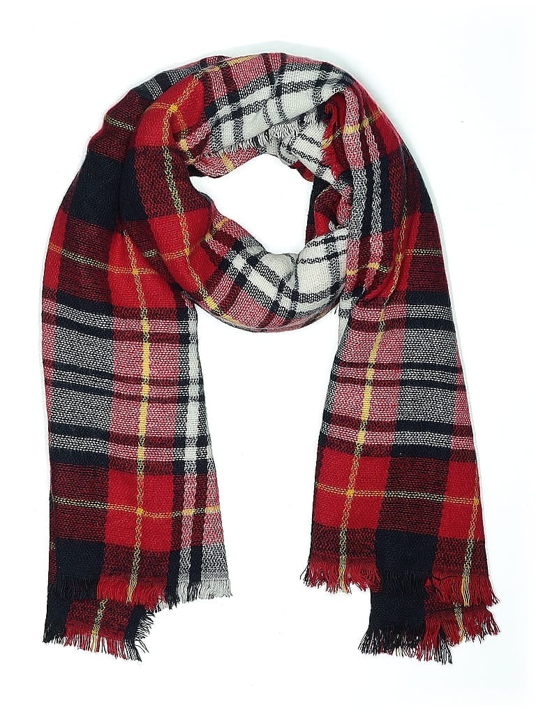Pre-owned Unbranded Scarf In Red