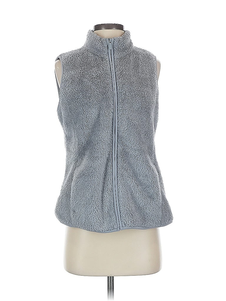 Pre-owned Croft & Barrow Vest In Gray