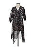 Lularoe 100% Polyester Black Kimono Size S - photo 1
