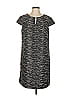 Tahari by ASL 100% Polyester Tweed Gray Casual Dress Size 12 - photo 1