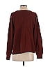 Peruvian Connection 100% Cotton Burgundy Pullover Sweater Size S - photo 2