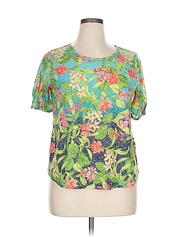 Ruby Rd. Short Sleeve Blouse (view 1)