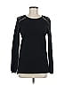C by Bloomingdales 100% Cashmere Black Cashmere Pullover Sweater Size M - photo 1