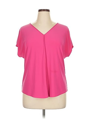 Bar III Short Sleeve Blouse (view 1)