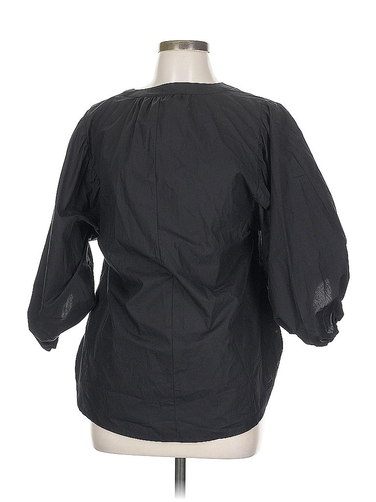 SUMMUM WOMAN Pre-owned 3/4 Sleeve Blouse In Black