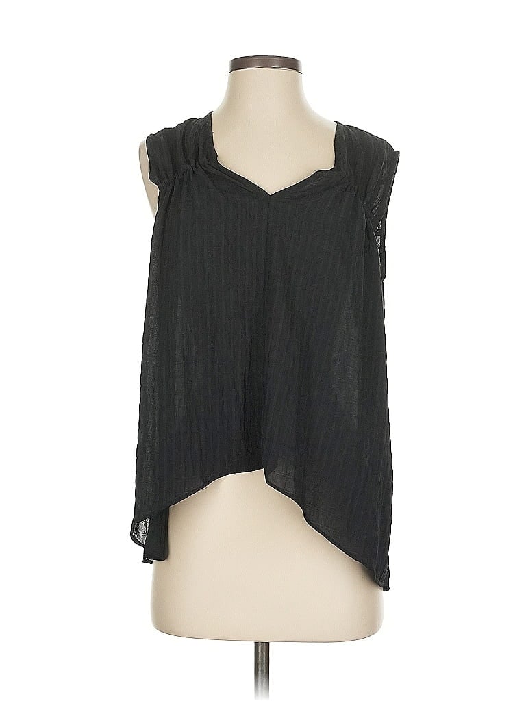 Click to view more detailed imagery on our partner's website Pre-owned Grade & Gather Sleeveless Blouse In Black