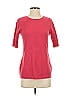 Susan Graver Argyle Red 3/4 Sleeve T-Shirt Size XS - photo 1