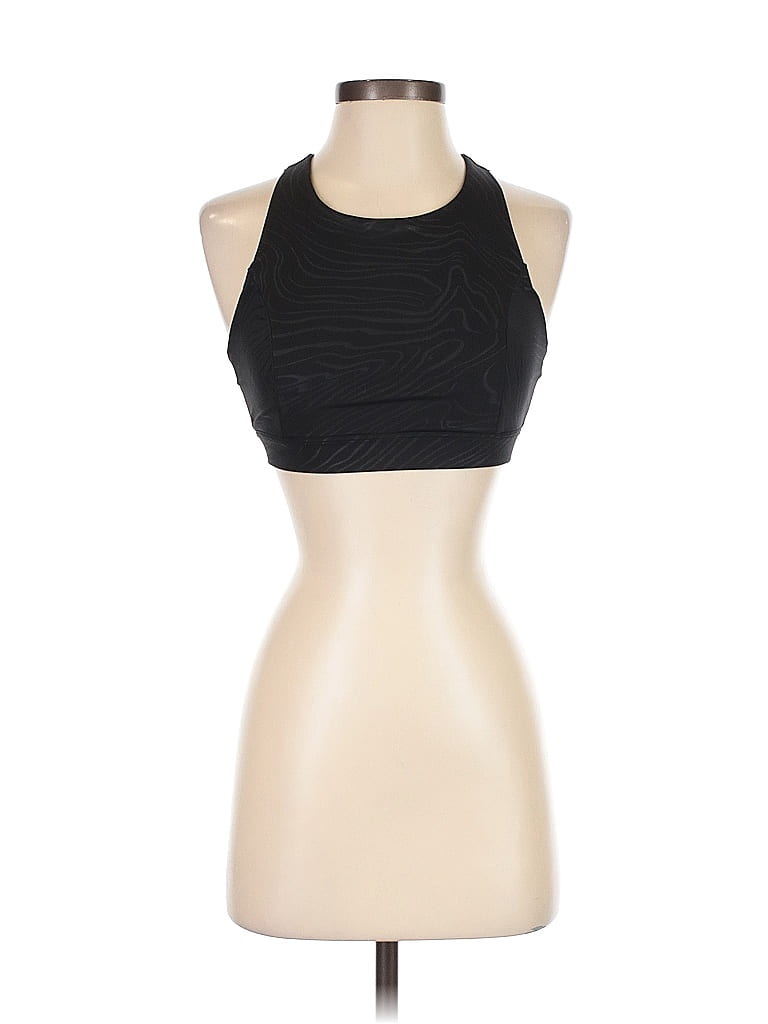 Pre-owned Unbranded Tank Top Black Halter Neckline Tops