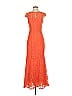 ML Monique Lhuillier Orange Cocktail Dress Size 4 - photo 1