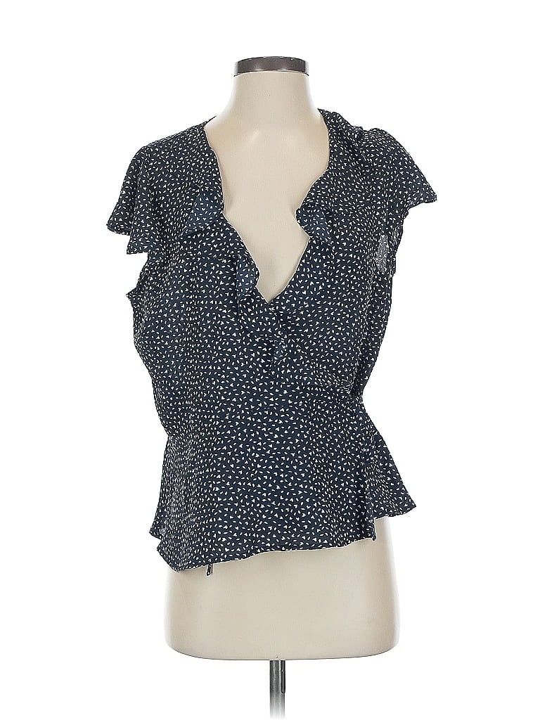 Pre-owned Banana Republic Sleeveless Blouse In Blue