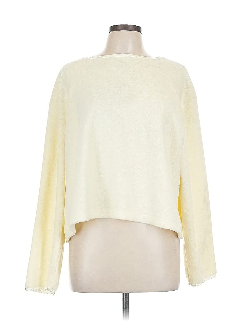 Pre-owned Soft Surroundings Cardigan Sweater In Yellow