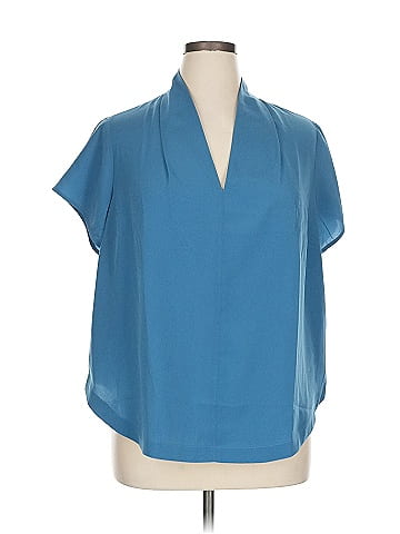 Universal Standard Short Sleeve Blouse (view 1)