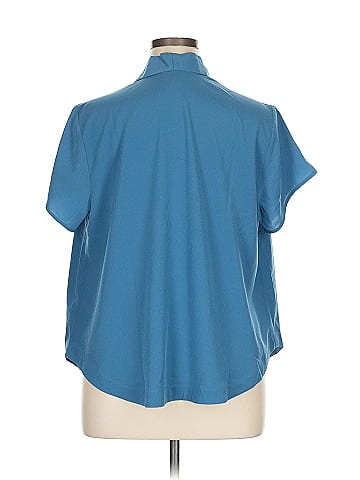 Universal Standard Short Sleeve Blouse (view 2)