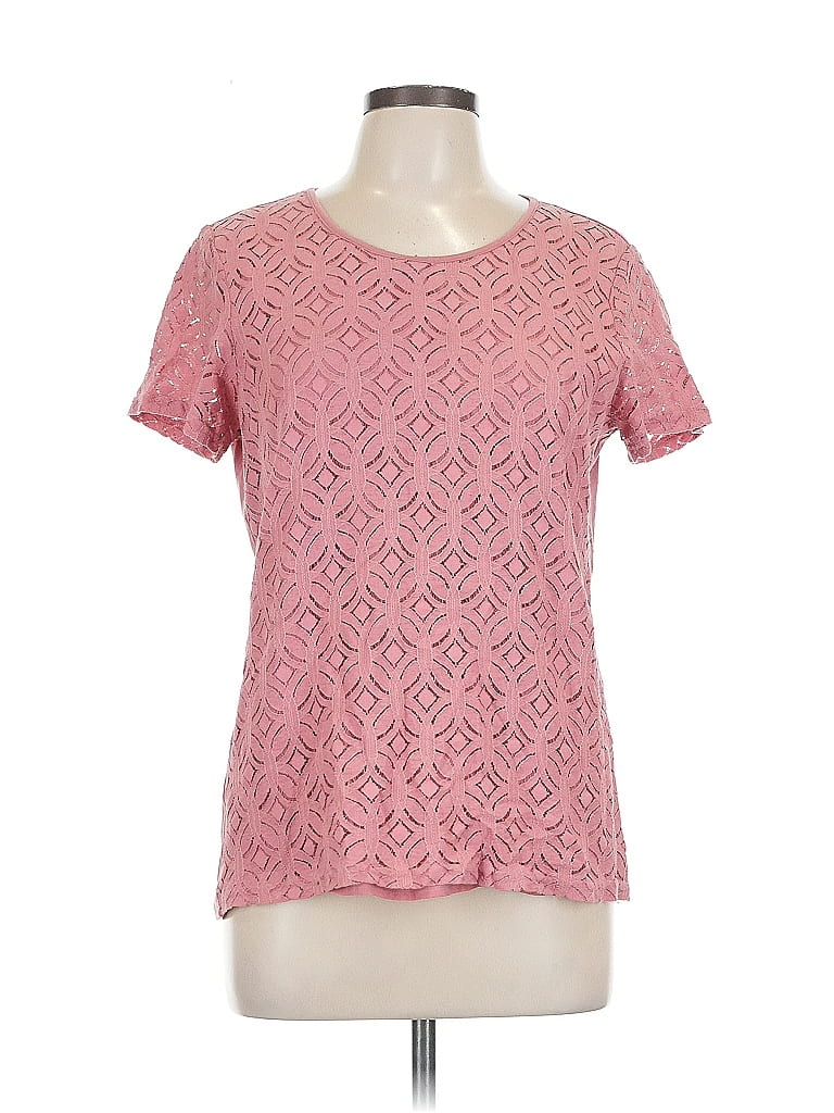 Market and Spruce Pink Short Sleeve Top Size L - photo 1