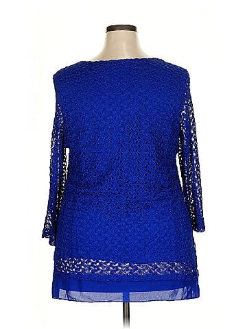 JM Collection 3/4 Sleeve Blouse (view 2)