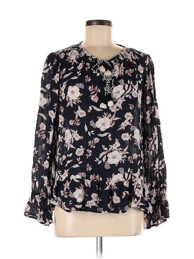 JESSICA SIMPSON Pre-owned Long Sleeve Blouse In Black