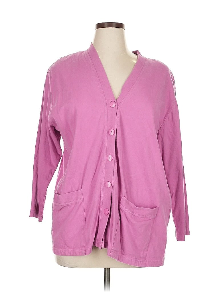 Pre-owned Unbranded Cardigan Sweater In Pink