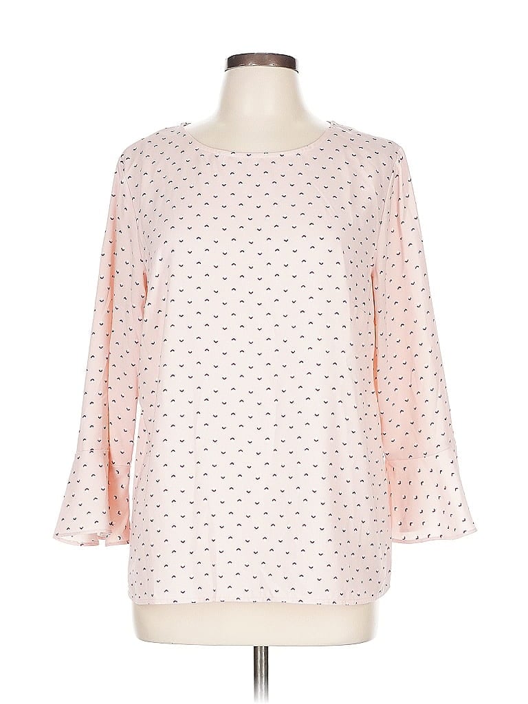 Pre-owned Old Navy 3/4 Sleeve Blouse In Pink
