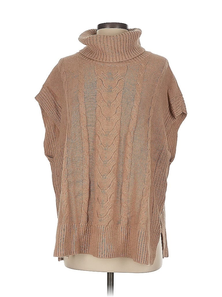 Pre-owned Banana Republic Factory Store Poncho In Brown
