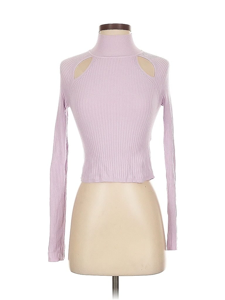 Pre-owned Urban Outfitters Long Sleeve Turtleneck In Pink