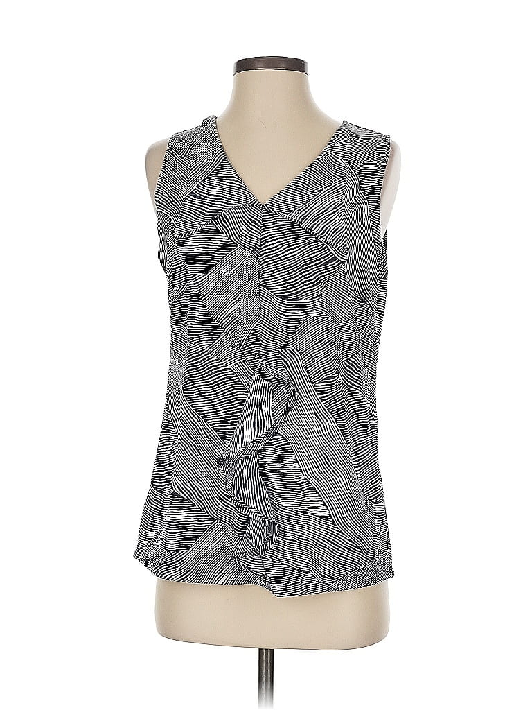 Pre-owned The Limited Sleeveless Blouse In Gray