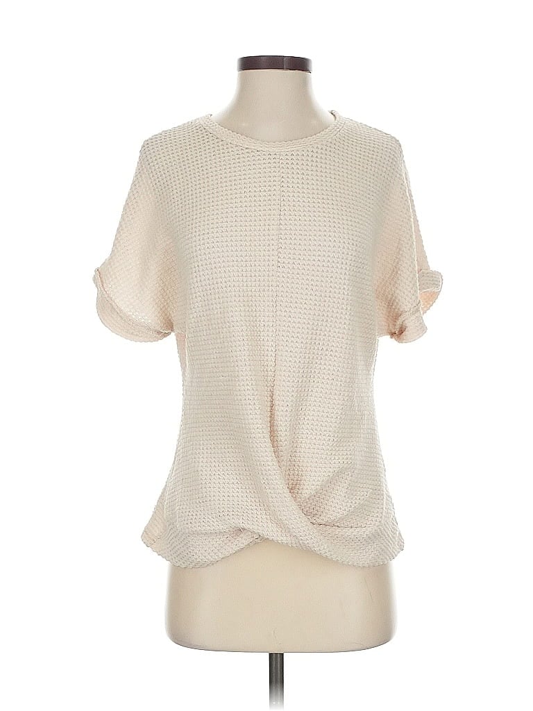 Pre-owned Unbranded Pullover Sweater In White