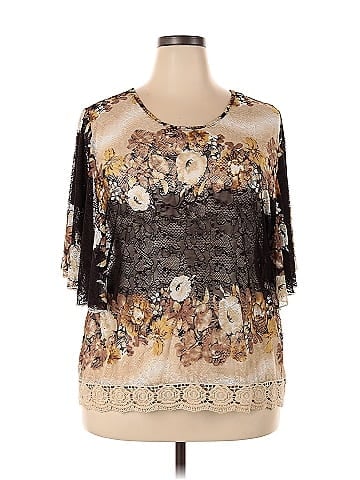 Rain 3/4 Sleeve Blouse (view 1)