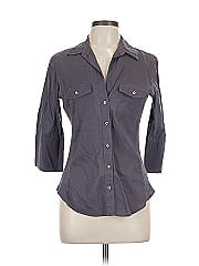 James Perse 3/4 Sleeve Button Down Shirt