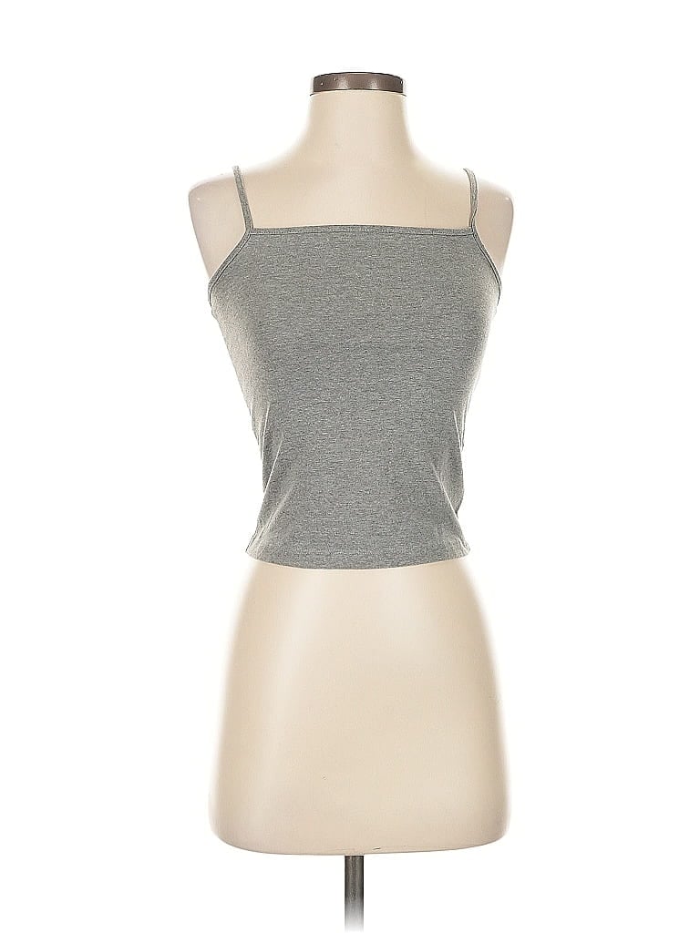 Pre-owned Wild Fable Tank Top Gray Strapless Neckline Tops