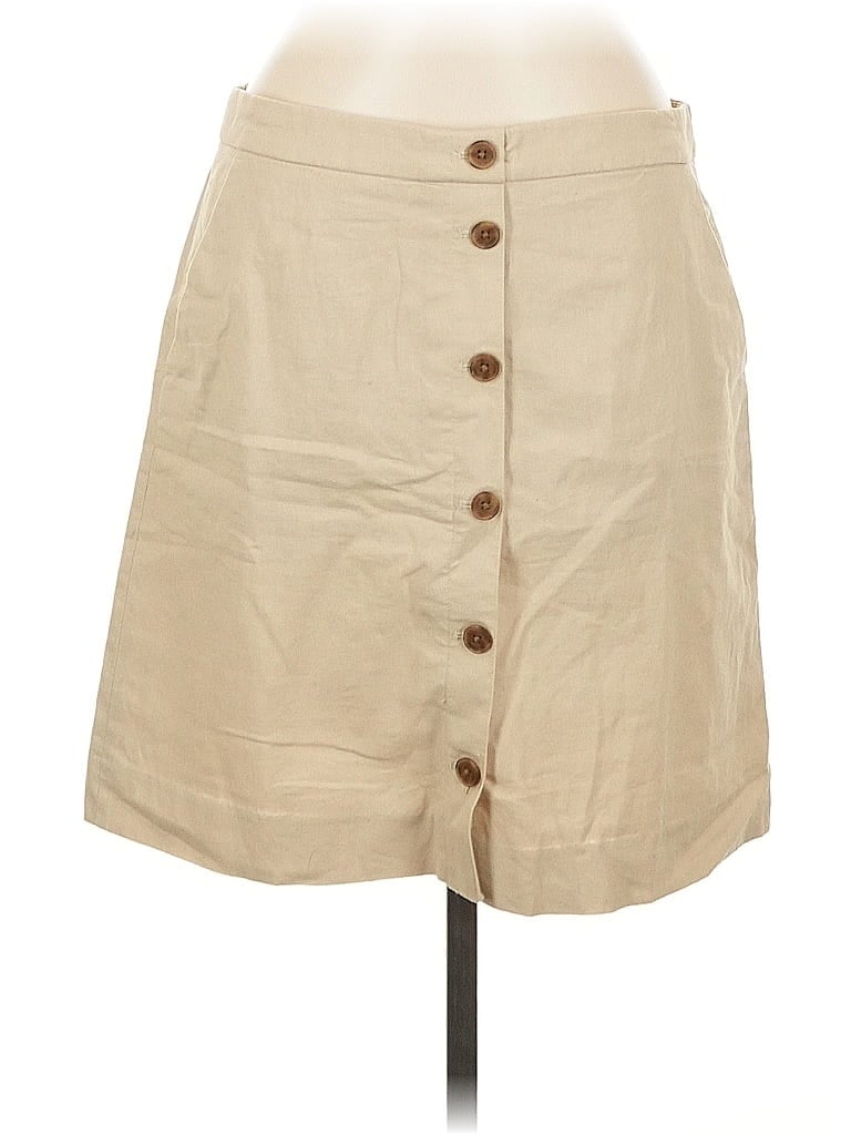 Pre-owned J.crew Factory Store Casual Skirt In Brown