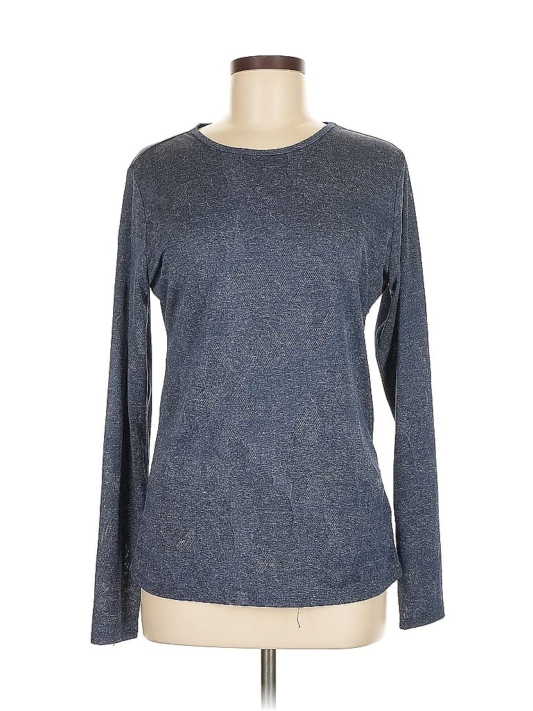 Pre-owned Assorted Brands Long Sleeve T-shirt In Blue