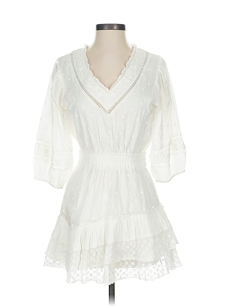 Loveshackfancy 3/4 Sleeve Blouse In White