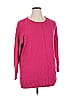 Terra & Sky Pink Pullover Sweater Size 0X - photo 1