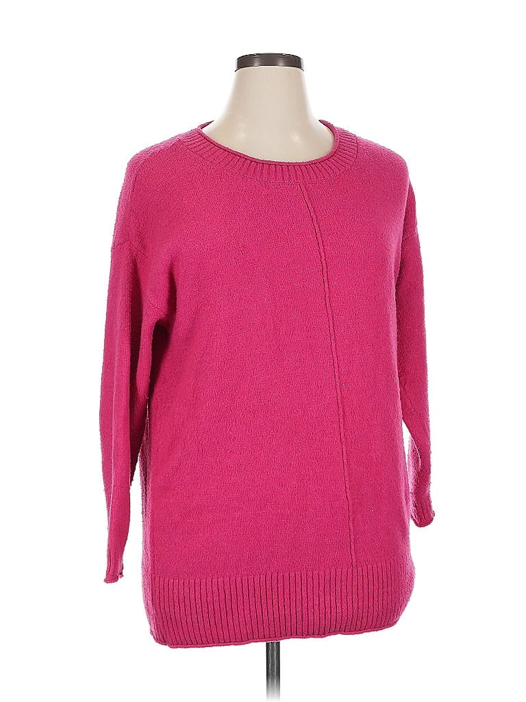 Terra & Sky Pink Pullover Sweater Size 0X - photo 1
