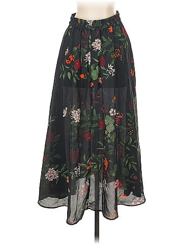 Amour Vert Silk Skirt (view 2)