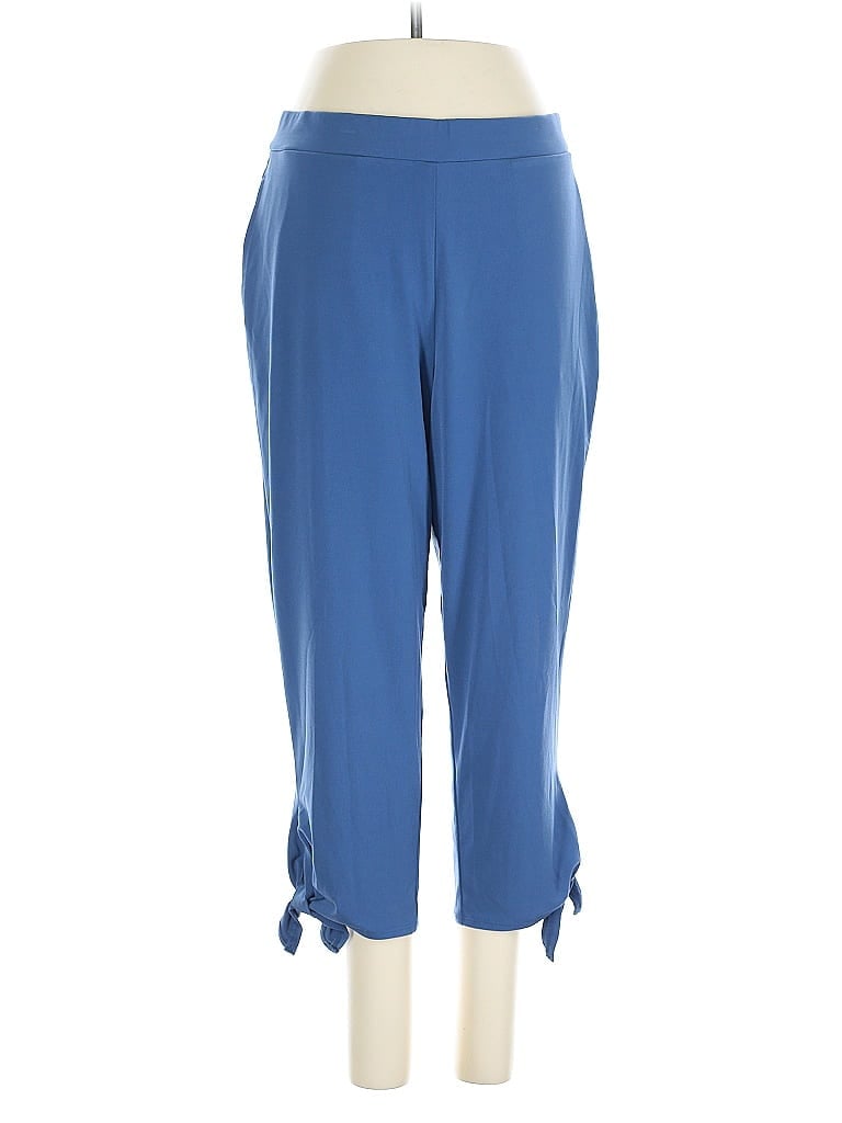Pre-owned Susan Graver Casual Pants In Blue