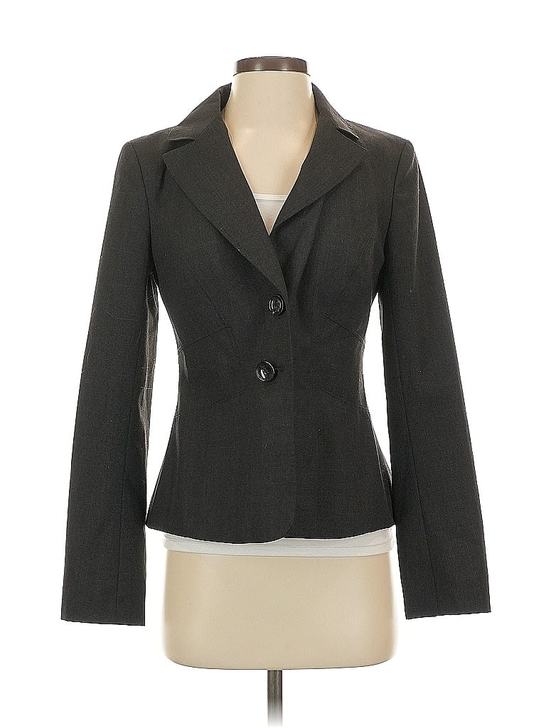 Pre-owned Ann Taylor Factory Blazer Jacket In Gray