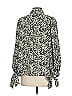 Topshop 100% Polyester Ivory Long Sleeve Blouse Size 2 - photo 2