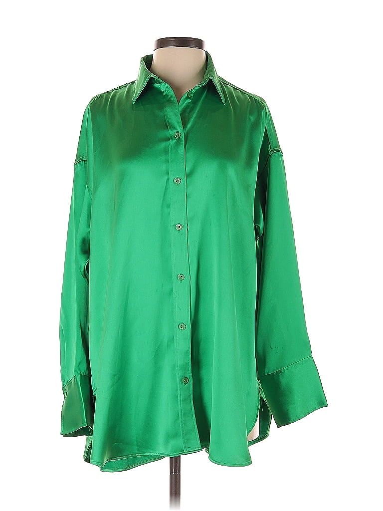 Pre-owned H&m Casual Dress In Green