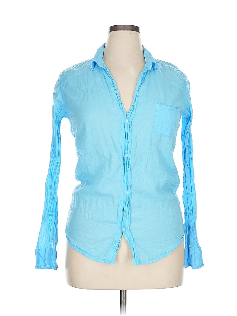 Frank & Eileen 100% Cotton Blue Long Sleeve Button-Down Shirt Size XL - photo 1