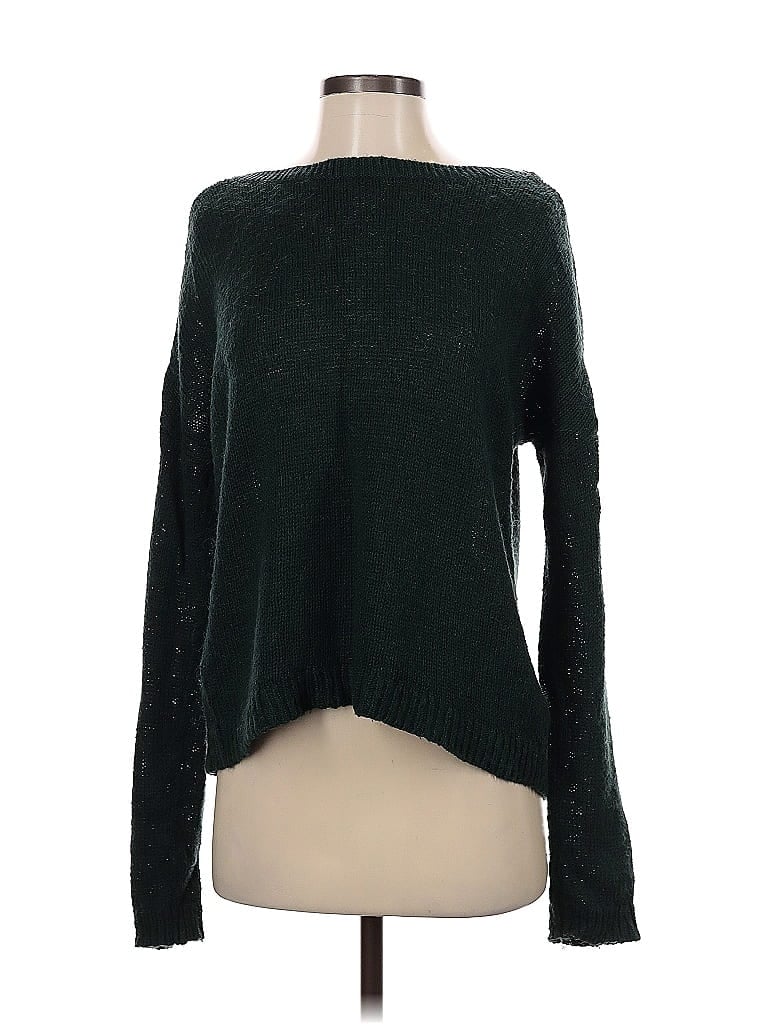 Pre-owned Express Long Sleeve T-shirt In Green