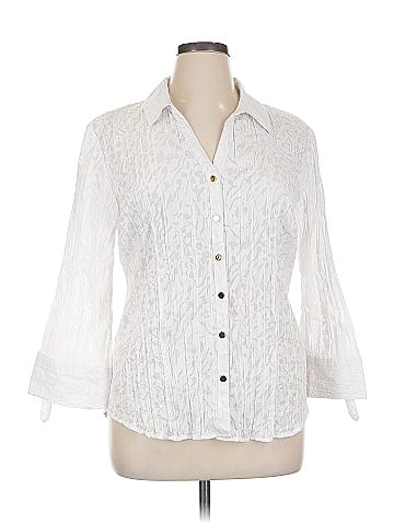 JM Collection 3/4 Sleeve Blouse (view 1)