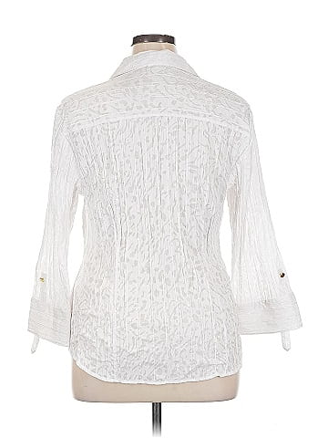 JM Collection 3/4 Sleeve Blouse (view 2)
