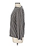 Adolfo Dominguez Gray Long Sleeve Blouse Size L - photo 5