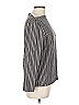 Adolfo Dominguez Gray Long Sleeve Blouse Size L - photo 4